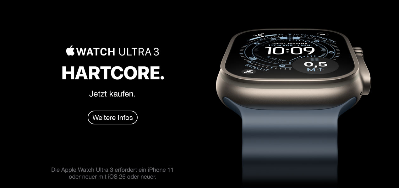 Bild im Slider zeigt die Apple Watch Ultra zum kaufen.